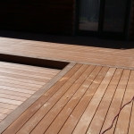 Custom hardwood decking