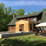 House with addition