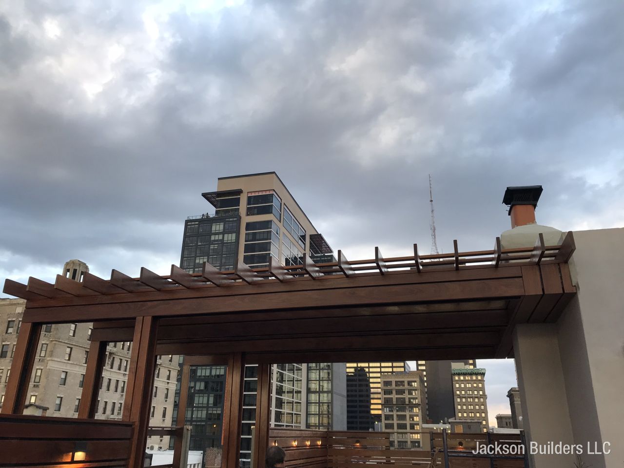 Rooftop pool install 3