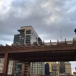 Rooftop pool install