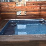 Rooftop pool install