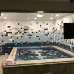 Indoor pool with tile