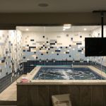 Indoor pool with tile